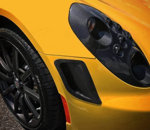 Alfa Romeo 4C Front Bumper Air Vent Trim Kit - Carbon Fiber - Launch Edition